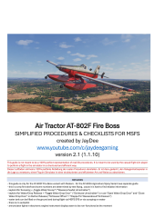 Air Tractor AT-802F FireBoss Checkliste